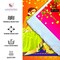 Mehendi Ceremony Backdrop Indian Traditional Cloth 5x8 Feet Backdrop Mehendi Banner Indian Wall Art Photo Decor Banner Indian Wedding Backdrop Decorative Mehendi Stage Cloth